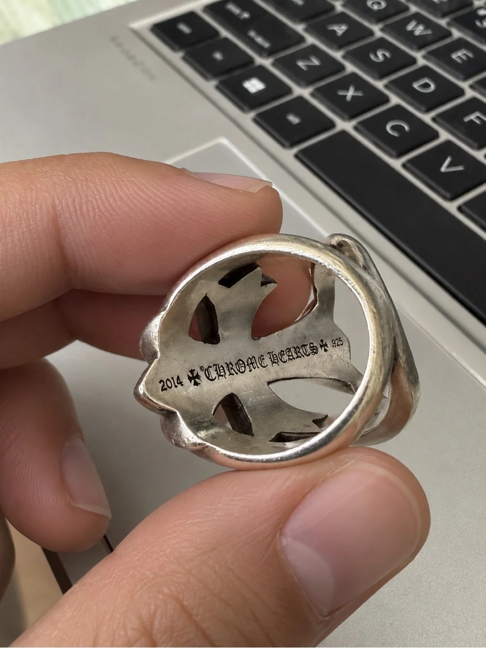 Chrome Hearts Infinity Ring – Amethyst